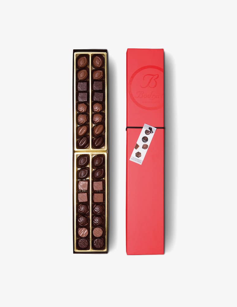 rinascente Bodrato Red Tasting Box with 32 Assorted Chocolates 320g