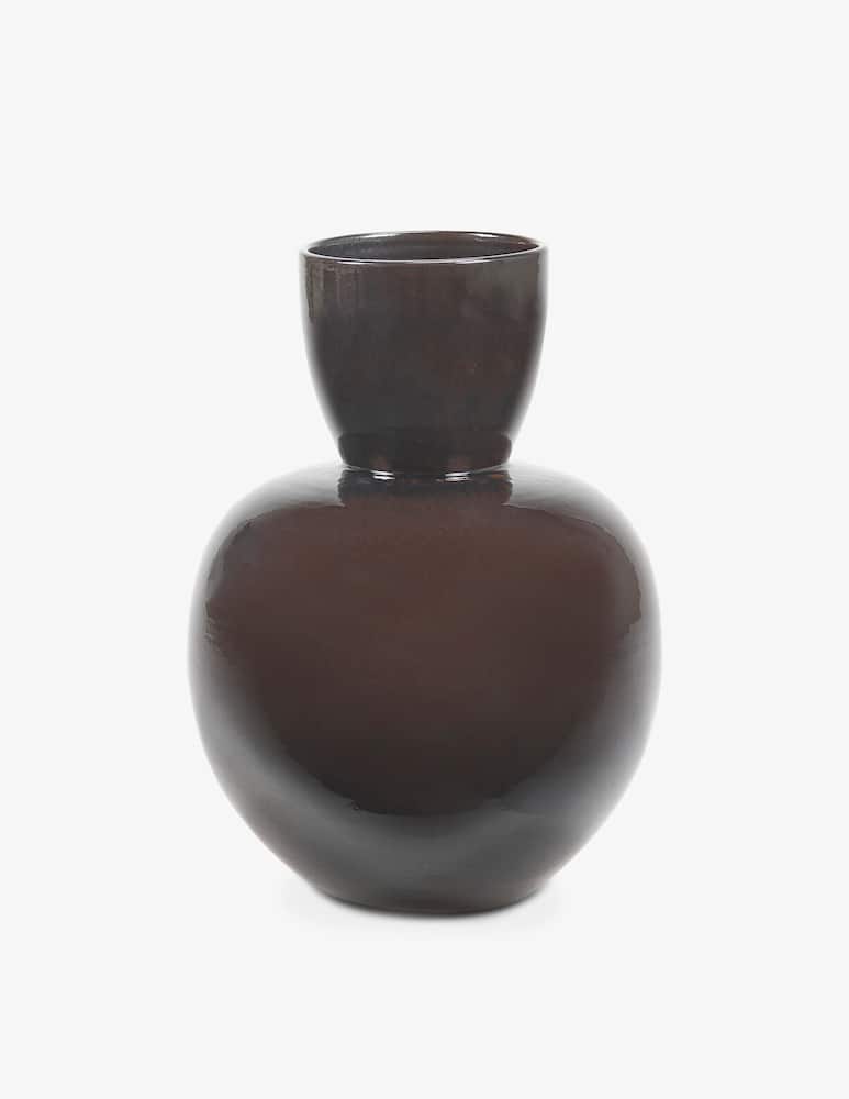 Serax Vase S Brown Black Pure - picture 1 Serax Vase S Brown Black Pure - picture 1