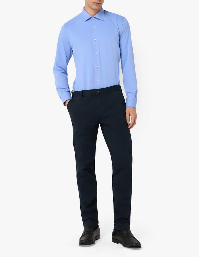 rinascente Sartoria Italiana Camicia tecnica effetto twill modern fit