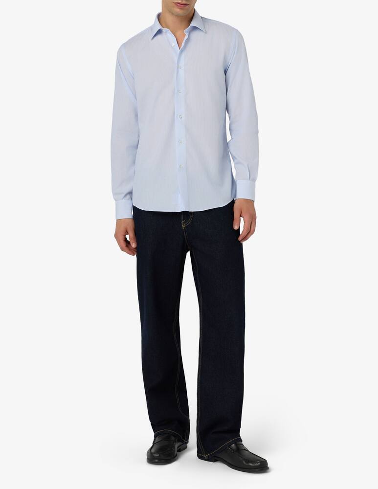 Sartoria Italiana Camicia micro riga no iron modern fit - immagine 2 Sartoria Italiana Camicia micro riga no iron modern fit - immagine 2
