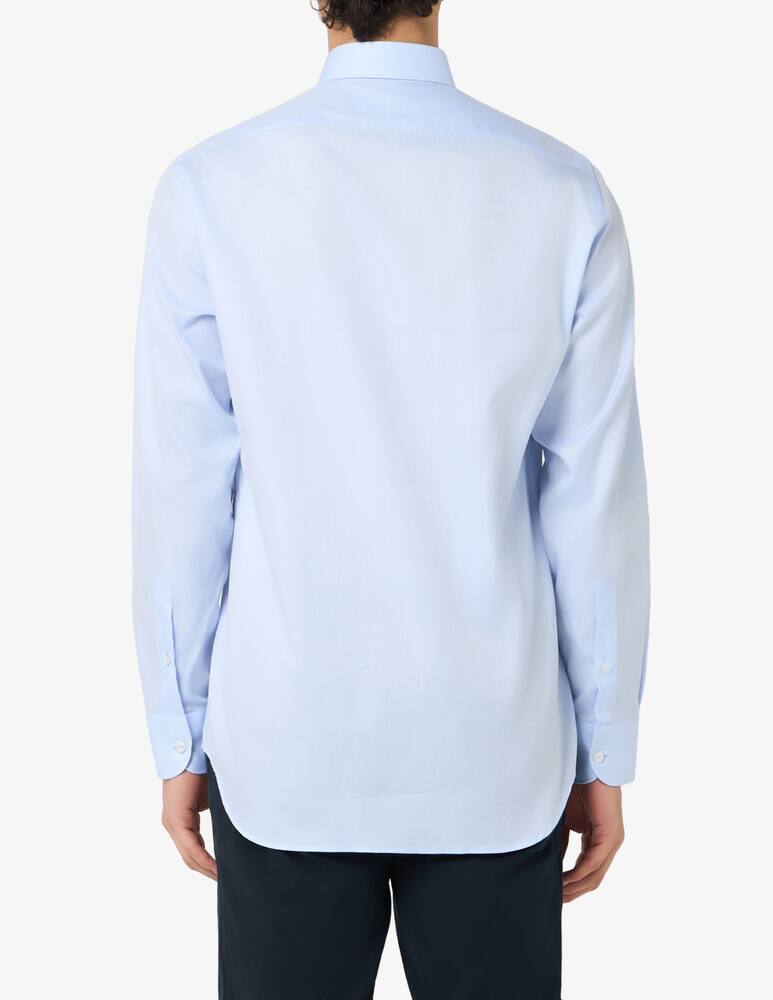 rinascente Sartoria Italiana Camicia doppio ritorto in twill di cotone regular fit