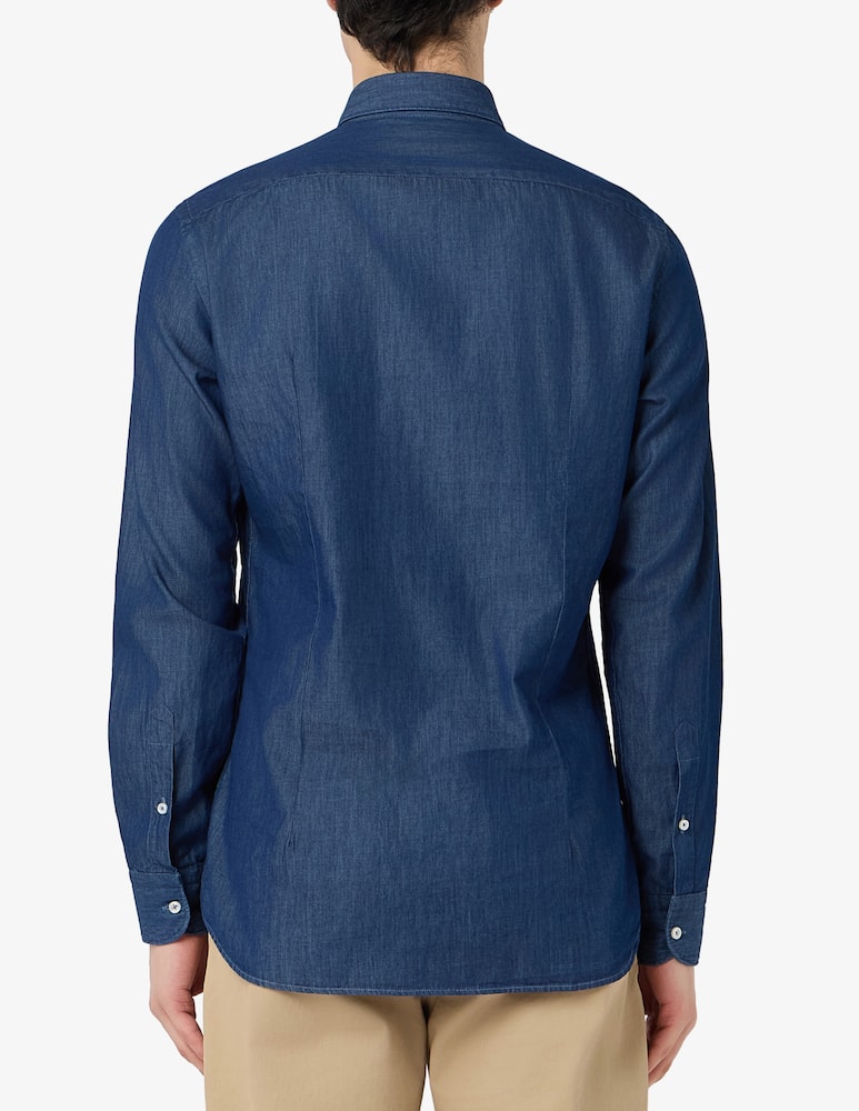 rinascente Sartoria Italiana Camicia effetto denim modern fit