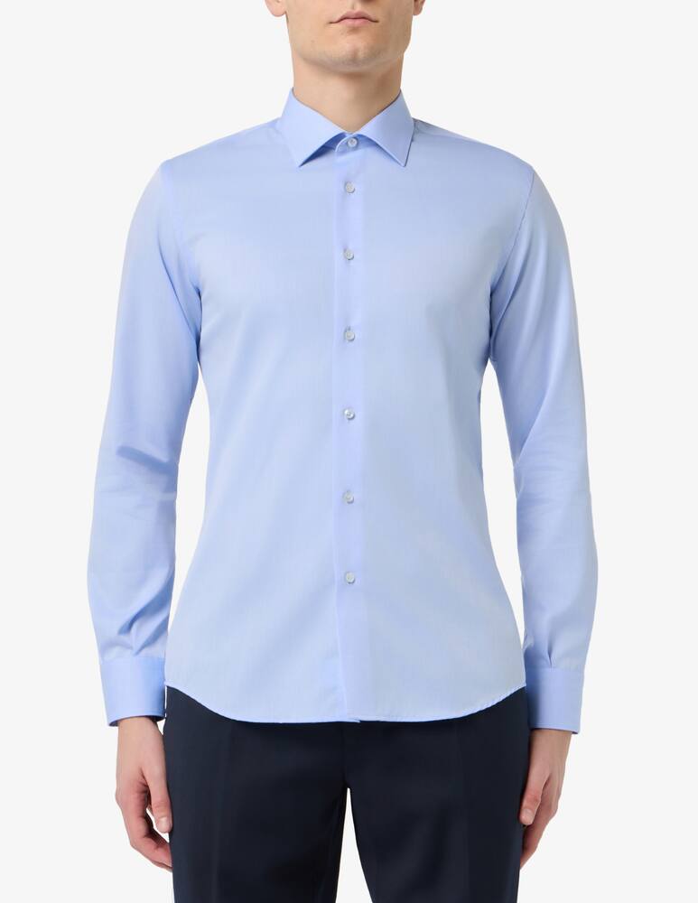 Sartoria Italiana Camicia in twill di cotone no stiro - immagine 1 Sartoria Italiana Camicia in twill di cotone no stiro - immagine 1