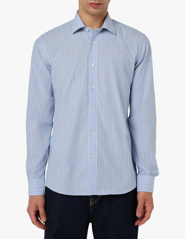 rinascente Sartoria Italiana Camicia riga doppia no iron modern fit