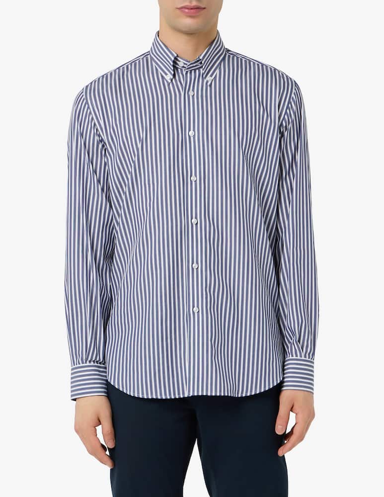 rinascente Sartoria Italiana Camicia a righe no iron regular fit