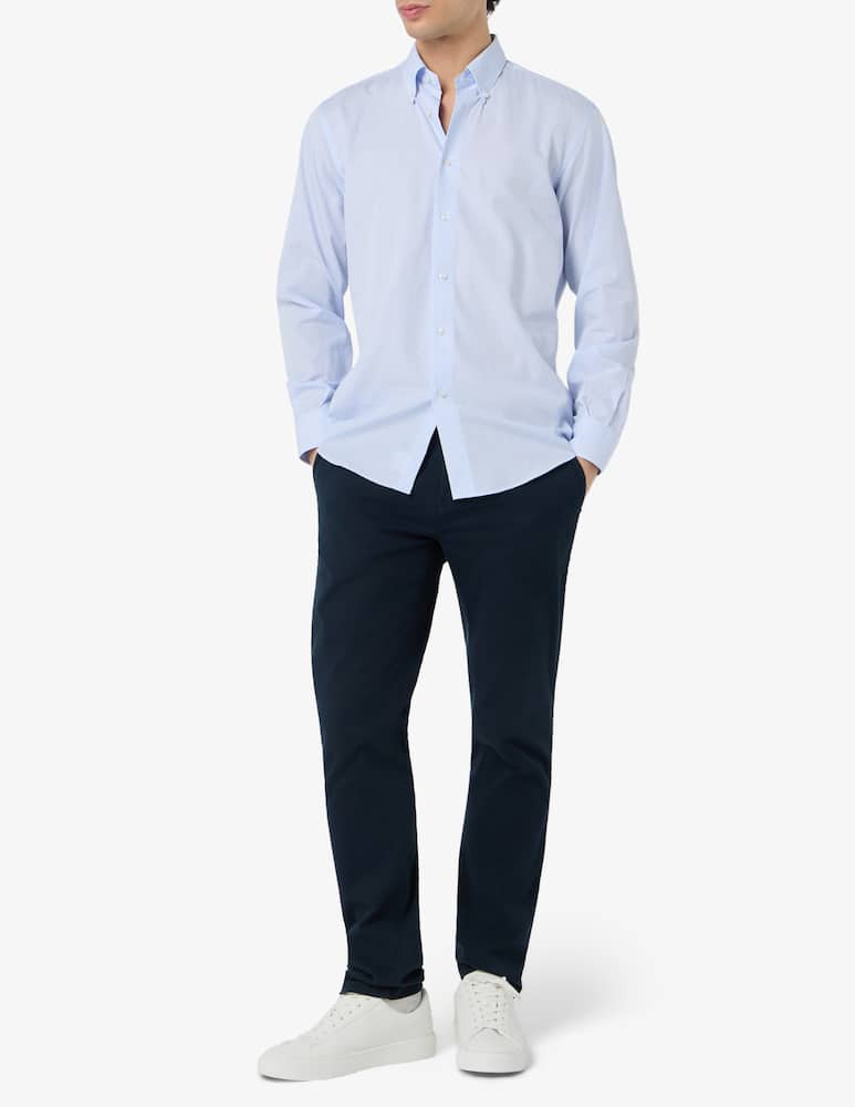 rinascente Sartoria Italiana Camicia micro check no iron regular fit