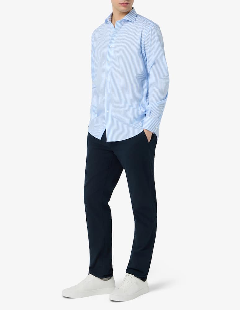 rinascente Sartoria Italiana Camicia rigata regular fit no stiro