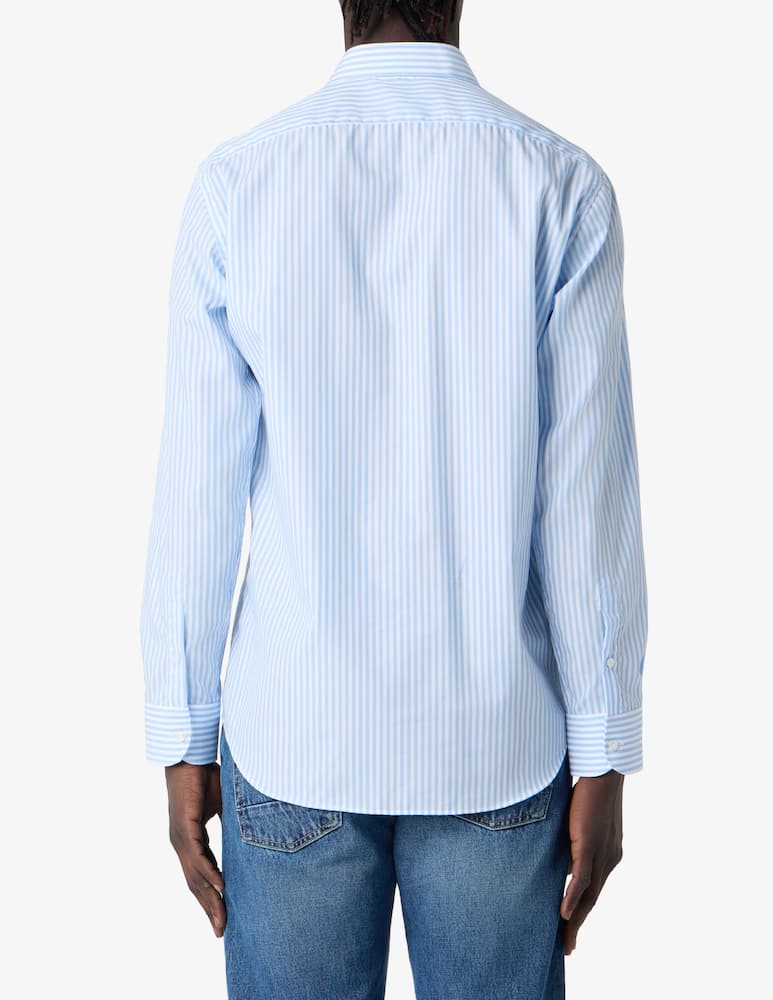 Sartoria Italiana Camicia rigata regular fit no stiro - immagine 5 Sartoria Italiana Camicia rigata regular fit no stiro - immagine 5