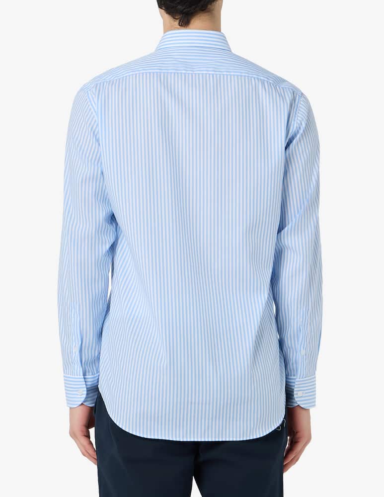 rinascente Sartoria Italiana Camicia rigata regular fit no stiro