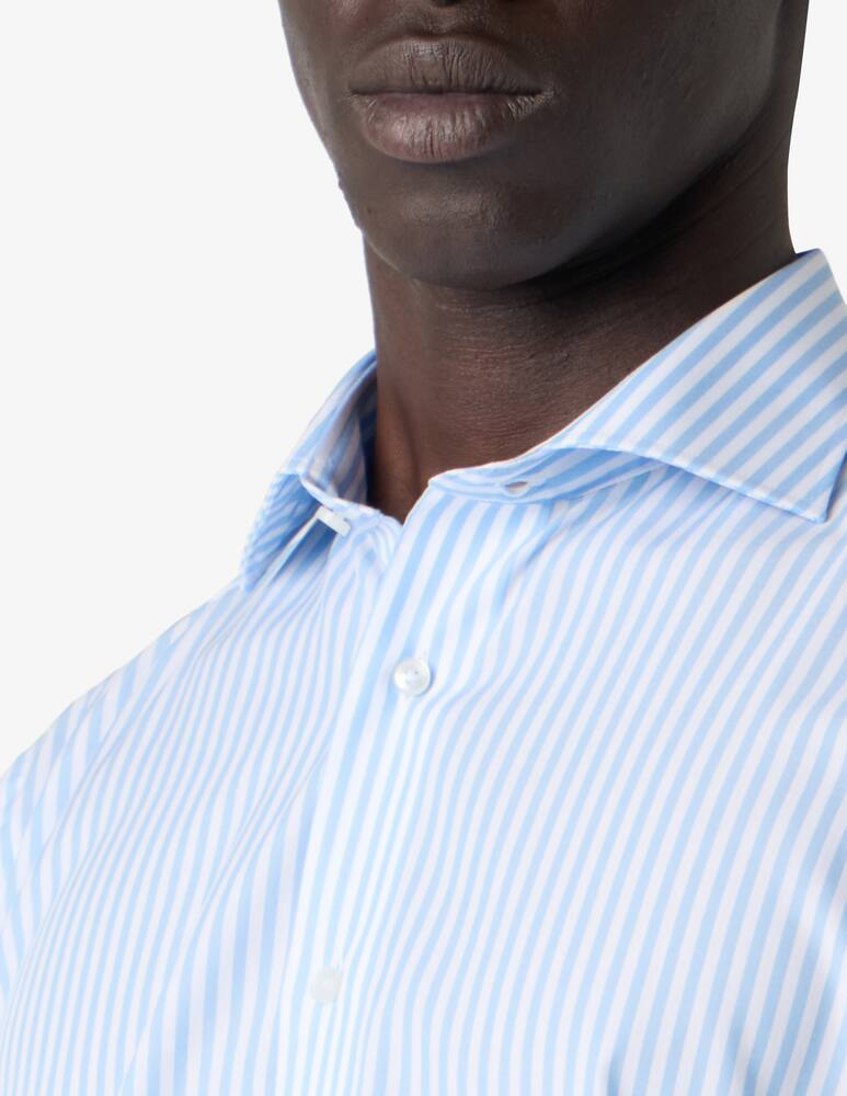 rinascente Sartoria Italiana Camicia rigata regular fit no stiro