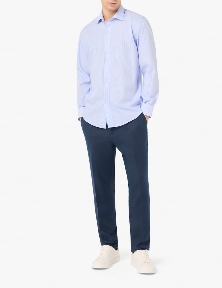 rinascente Sartoria Italiana Classic stripe poplin shirt