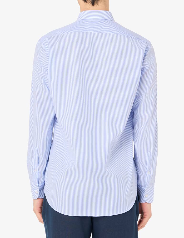 rinascente Sartoria Italiana Classic stripe poplin shirt
