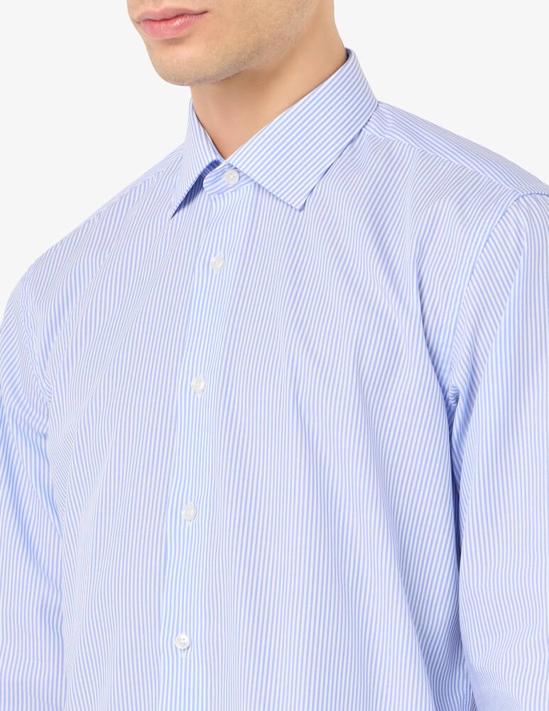 rinascente Sartoria Italiana Classic stripe poplin shirt