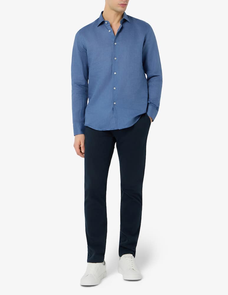 rinascente Sartoria Italiana Camicia in lino modern fit