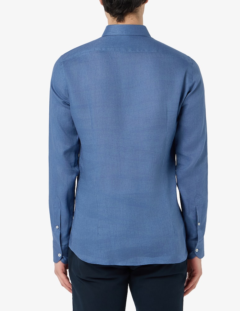 rinascente Sartoria Italiana Camicia in lino modern fit