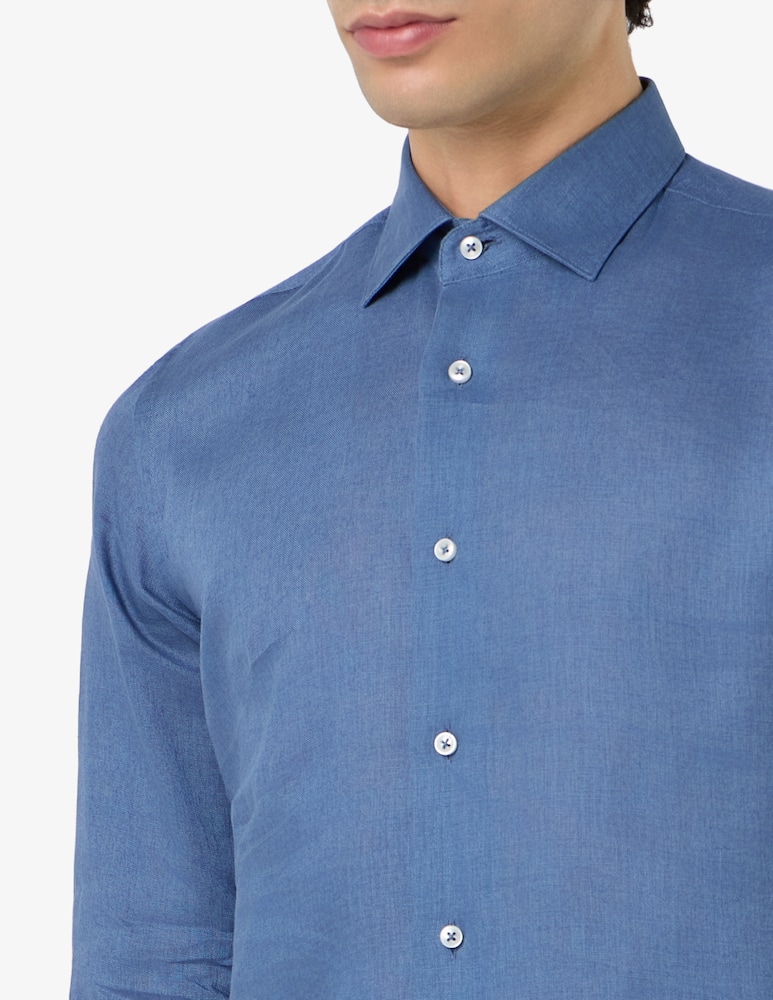 rinascente Sartoria Italiana Camicia in lino modern fit