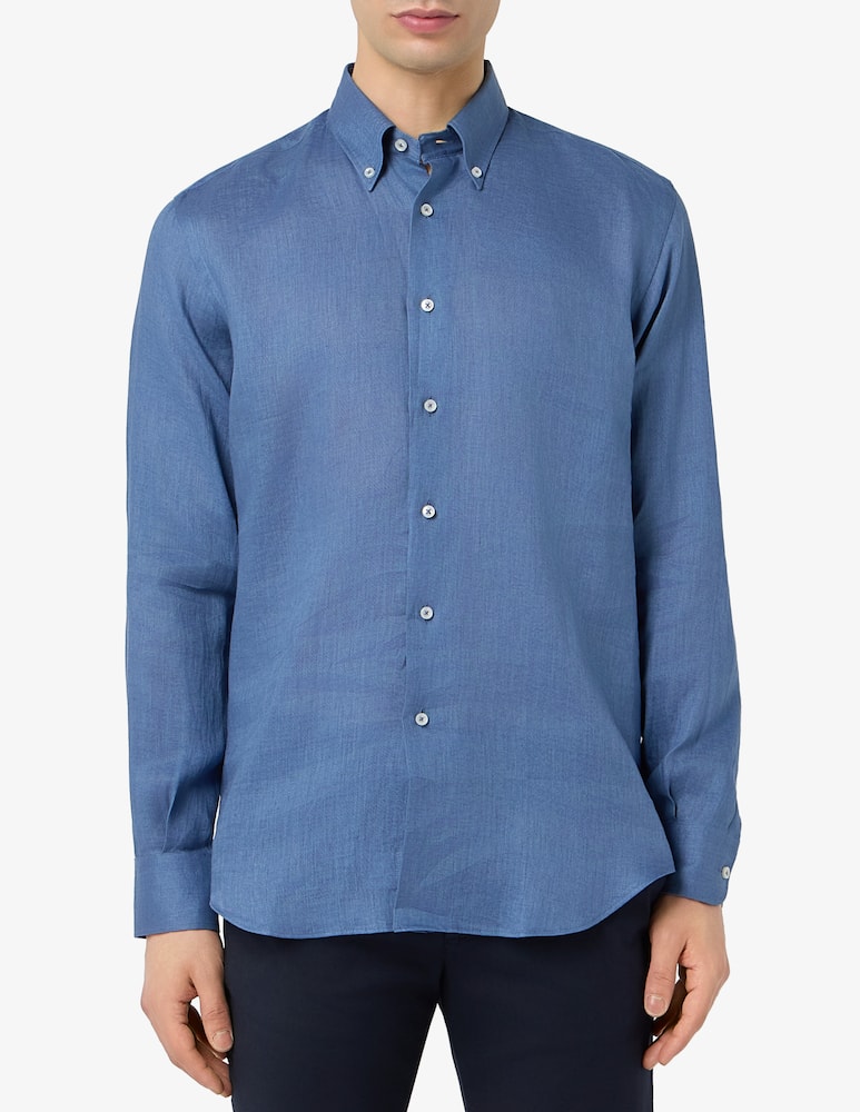 rinascente Sartoria Italiana Camicia in lino regular fit