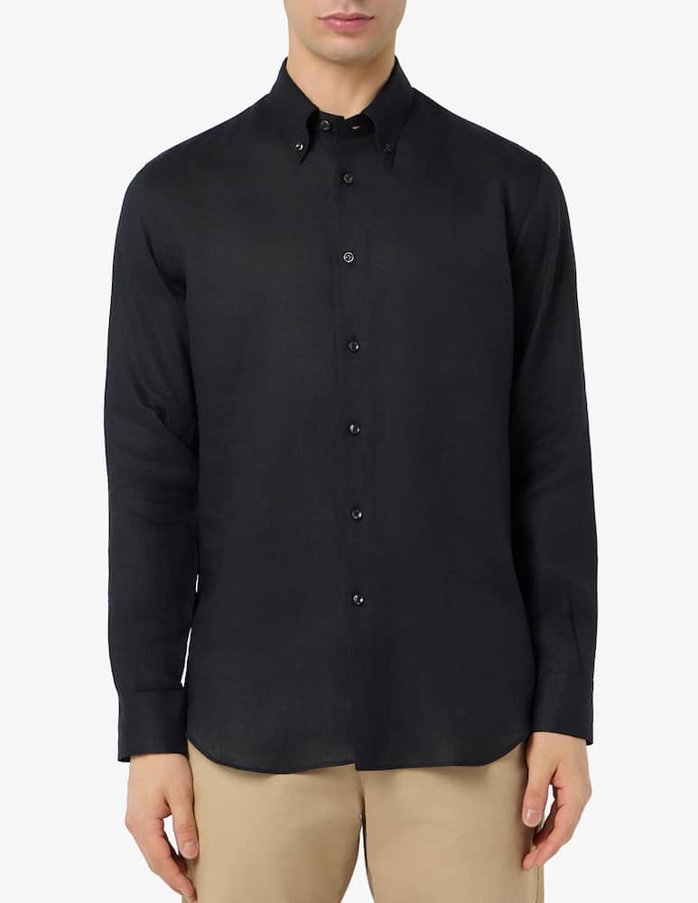 rinascente Sartoria Italiana Camicia in lino regular fit