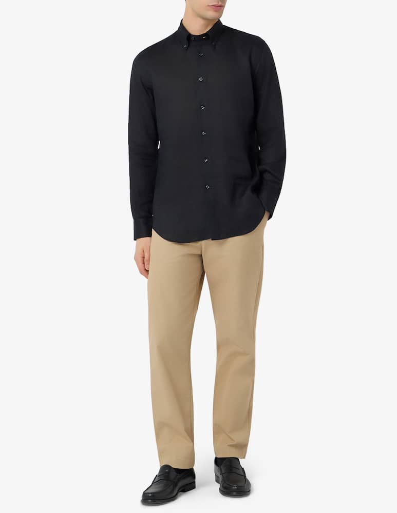 rinascente Sartoria Italiana Camicia in lino regular fit