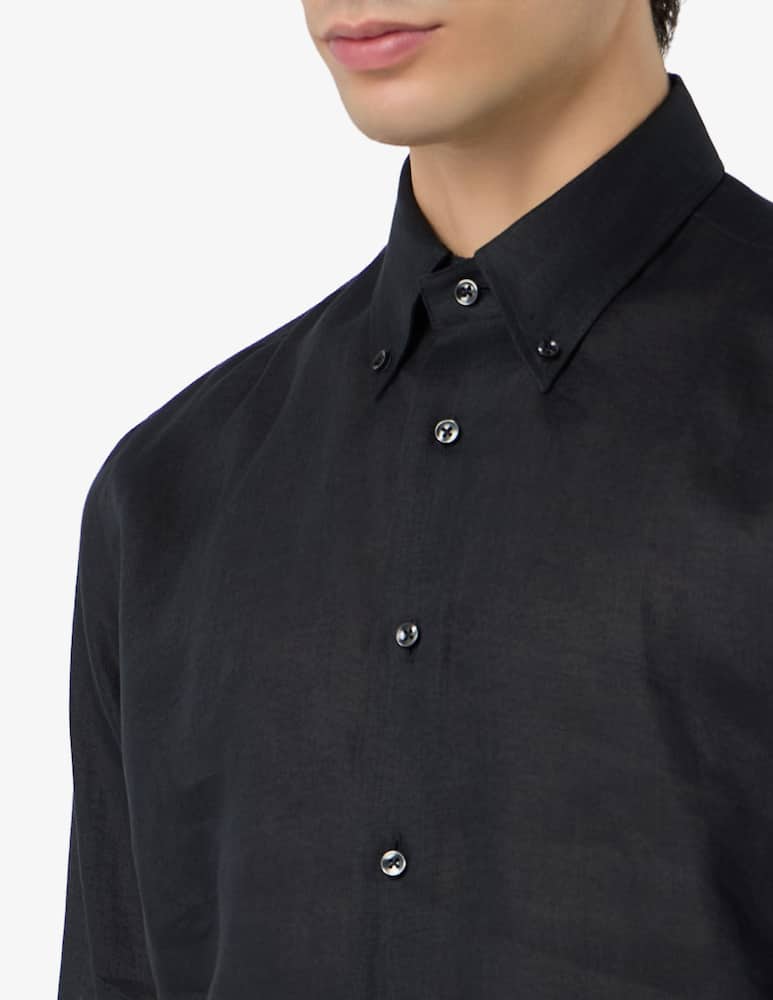 rinascente Sartoria Italiana Camicia in lino regular fit