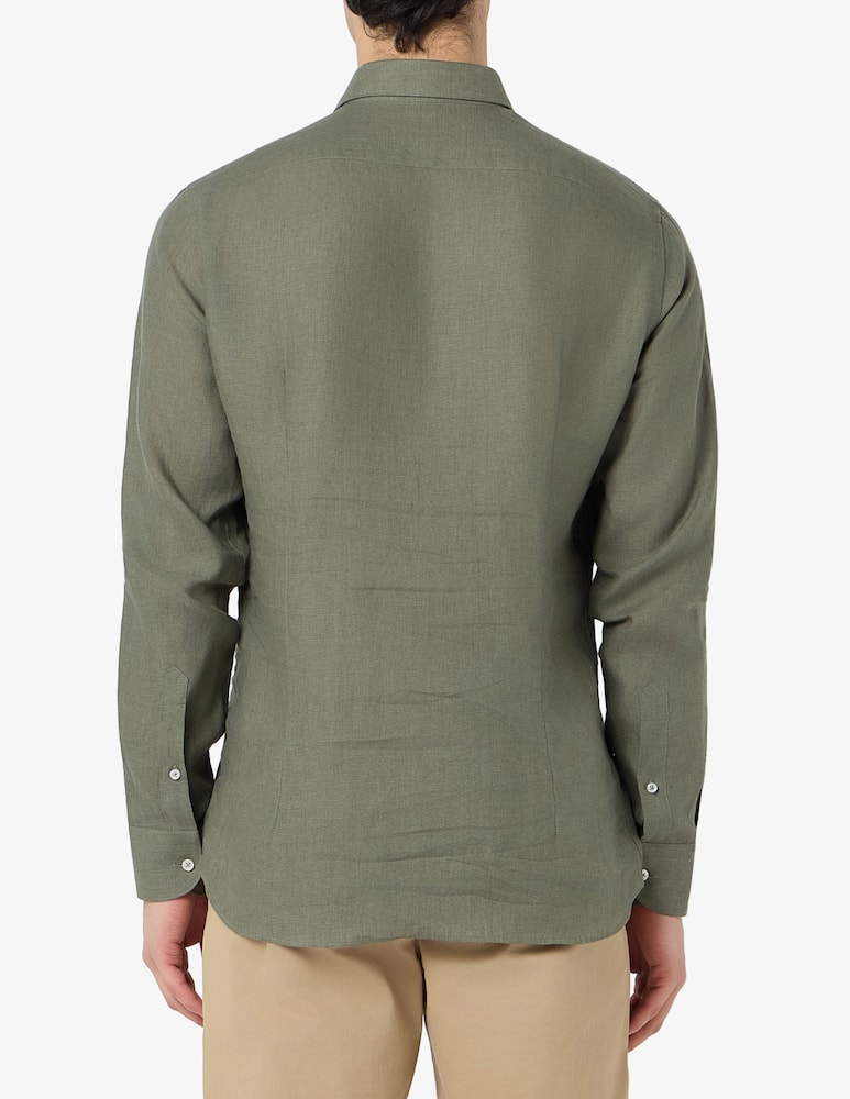 rinascente Sartoria Italiana Camicia in lino regular fit