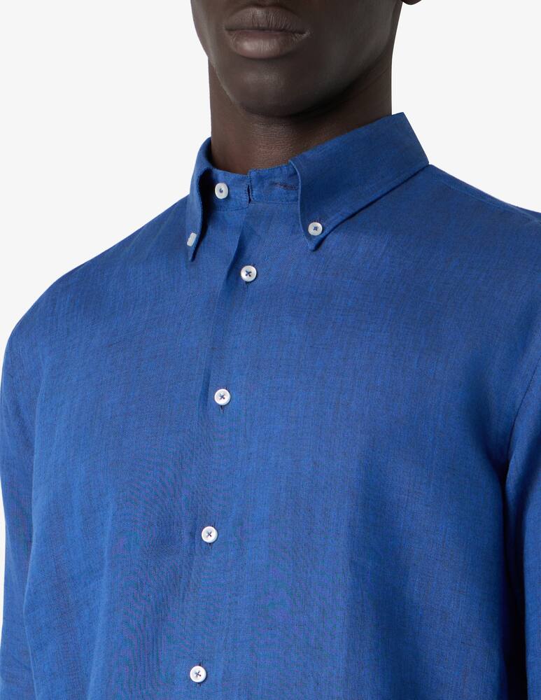 rinascente Sartoria Italiana Camicia in lino regular fit 