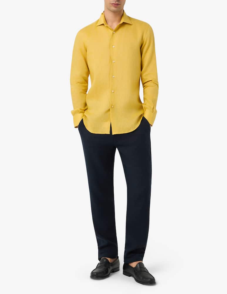 rinascente Sartoria Italiana Linen long sleeve shirt