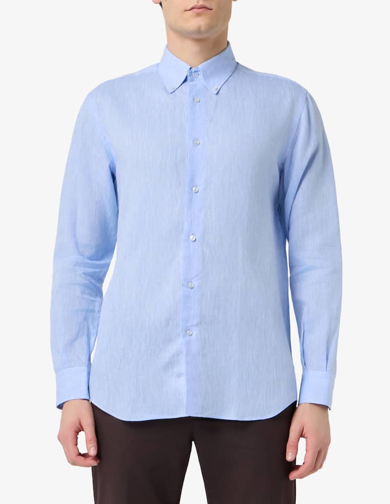 Sartoria Italiana Camicia regular fit in lino - immagine 1