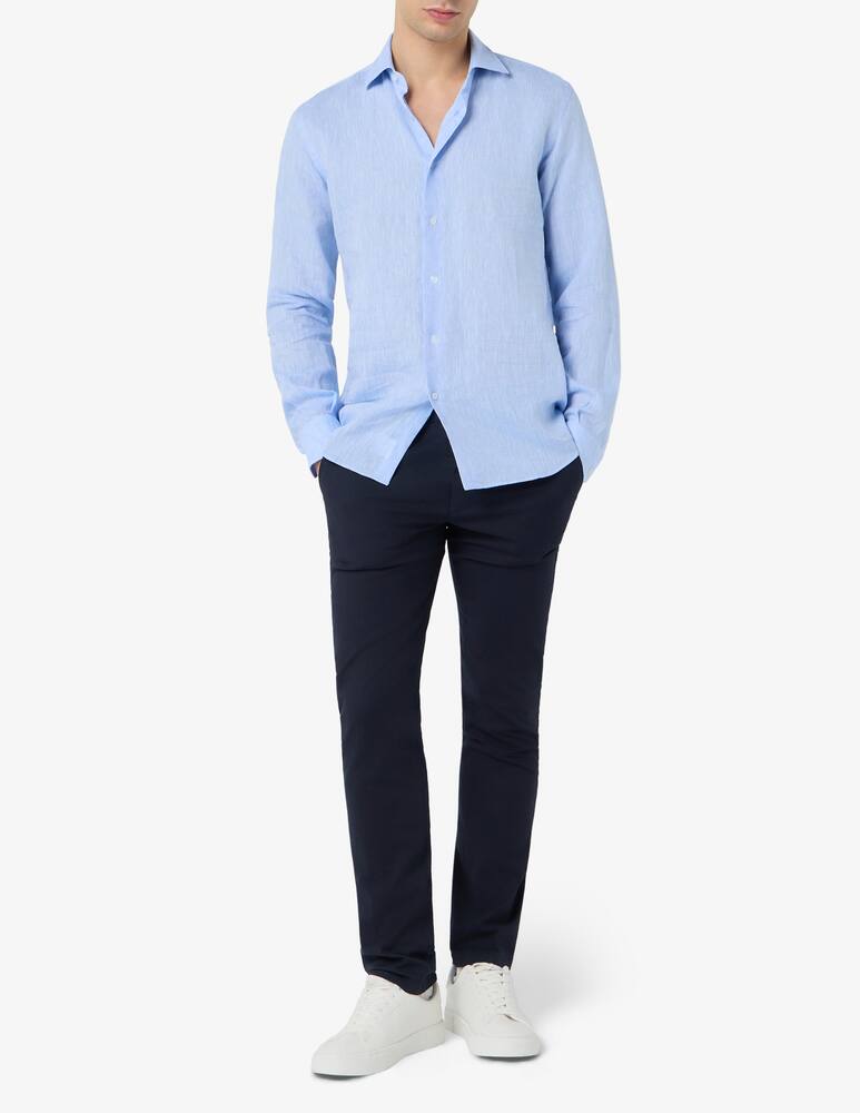 Sartoria Italiana Camicia in lino modern fit - immagine 2 Sartoria Italiana Camicia in lino modern fit - immagine 2