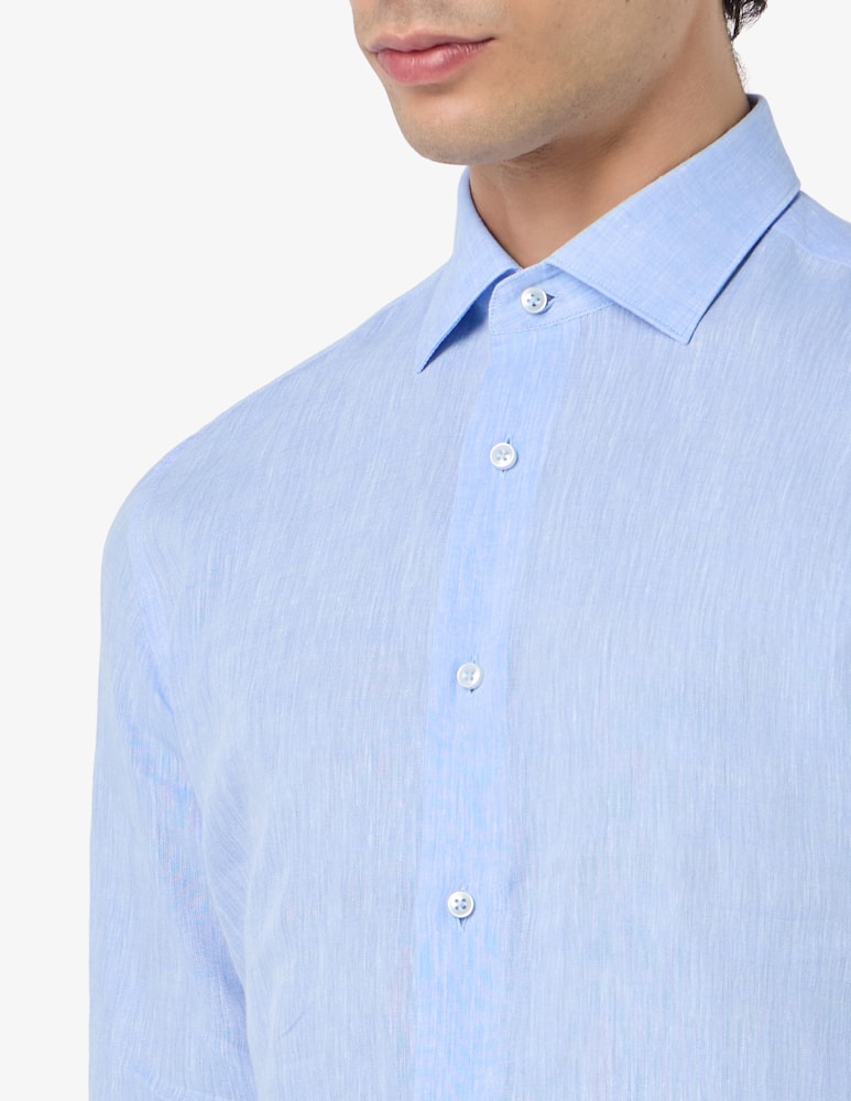 rinascente Sartoria Italiana Camicia in lino modern fit