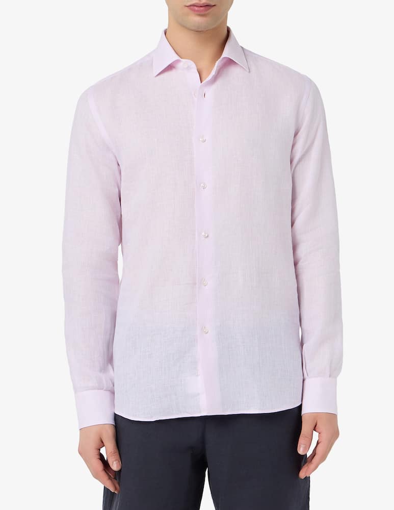 rinascente Sartoria Italiana Camicia in lino modern fit