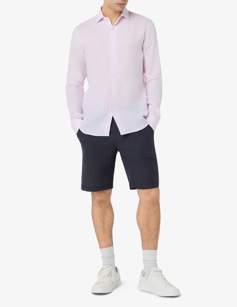 rinascente Sartoria Italiana Camicia in lino modern fit