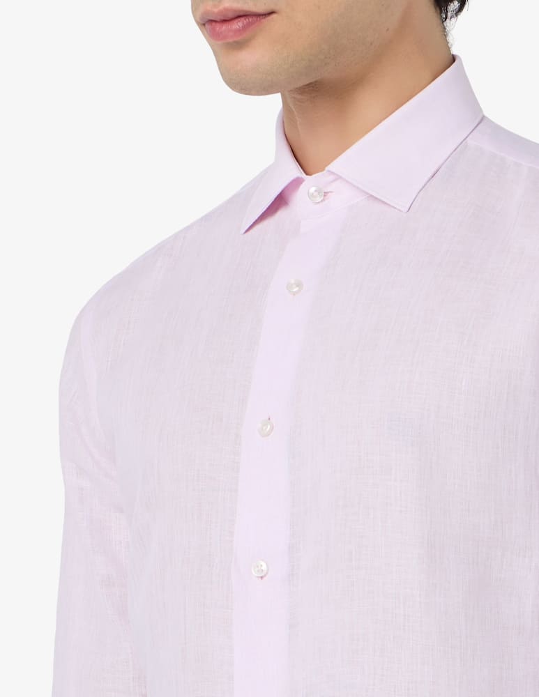 rinascente Sartoria Italiana Camicia in lino modern fit