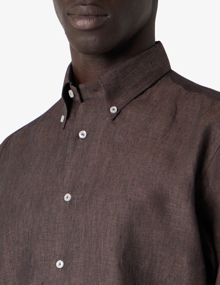 rinascente Sartoria Italiana Camicia in lino regular fit