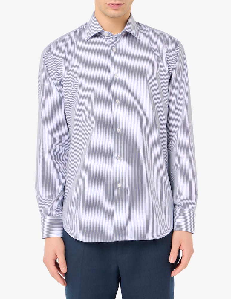 rinascente Sartoria Italiana Poplin striped shirt