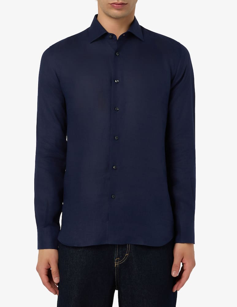 rinascente Sartoria Italiana Camicia in lino modern fit