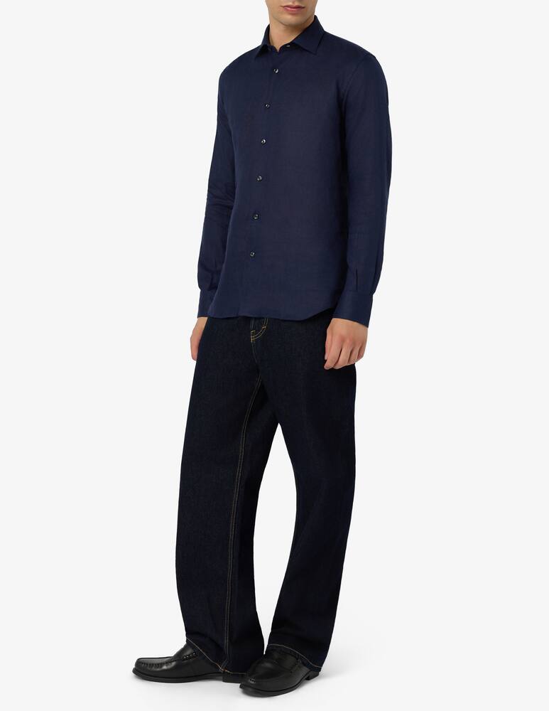 rinascente Sartoria Italiana Camicia in lino modern fit