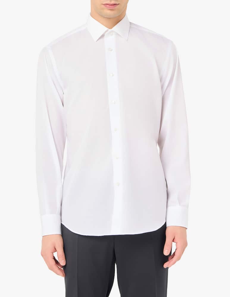 Sartoria Italiana Camicia in popeline no stiro regular fit - immagine 1 Sartoria Italiana Camicia in popeline no stiro regular fit - immagine 1
