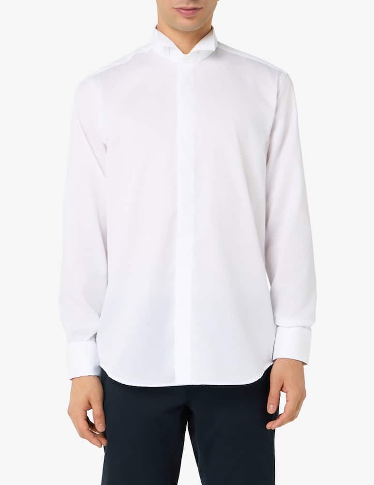 rinascente Sartoria Italiana Camicia da cerimonia con collo diplomatico no stiro