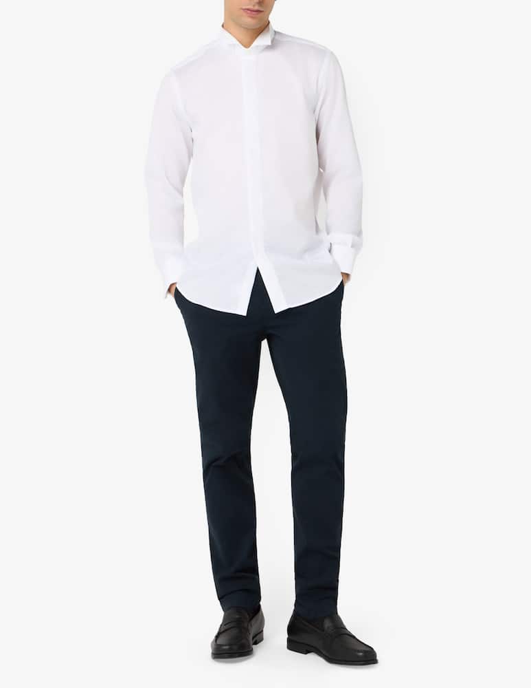 rinascente Sartoria Italiana Camicia da cerimonia con collo diplomatico no stiro