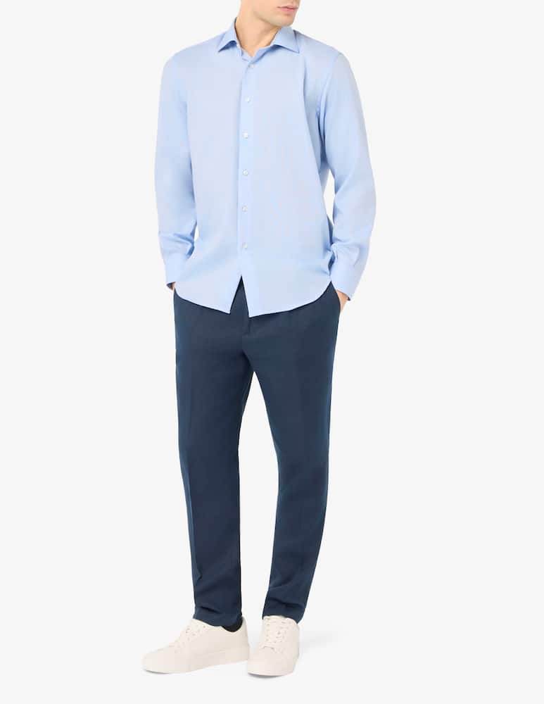 Sartoria Italiana Camicia tecnica effetto twill modern fit - immagine 2 Sartoria Italiana Camicia tecnica effetto twill modern fit - immagine 2