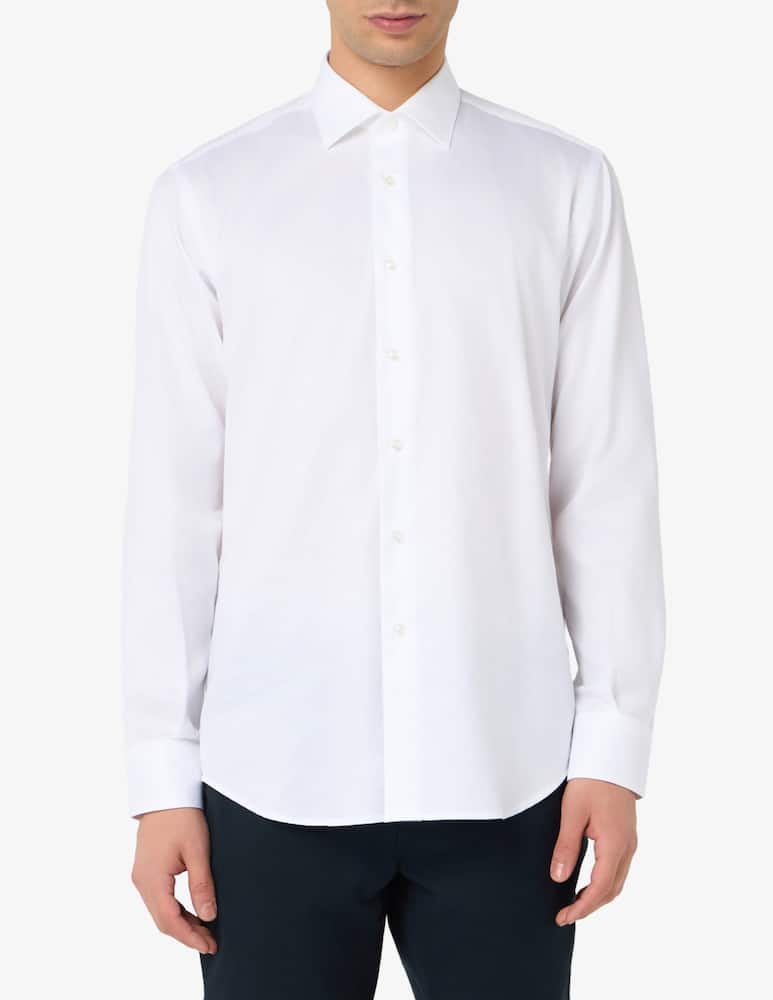 Sartoria Italiana Camicia doppio ritorto in twill di cotone regular fit - immagine 1 Sartoria Italiana Camicia doppio ritorto in twill di cotone regular fit - immagine 1