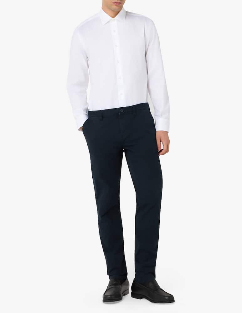 Sartoria Italiana Camicia doppio ritorto in twill di cotone regular fit - immagine 2 Sartoria Italiana Camicia doppio ritorto in twill di cotone regular fit - immagine 2