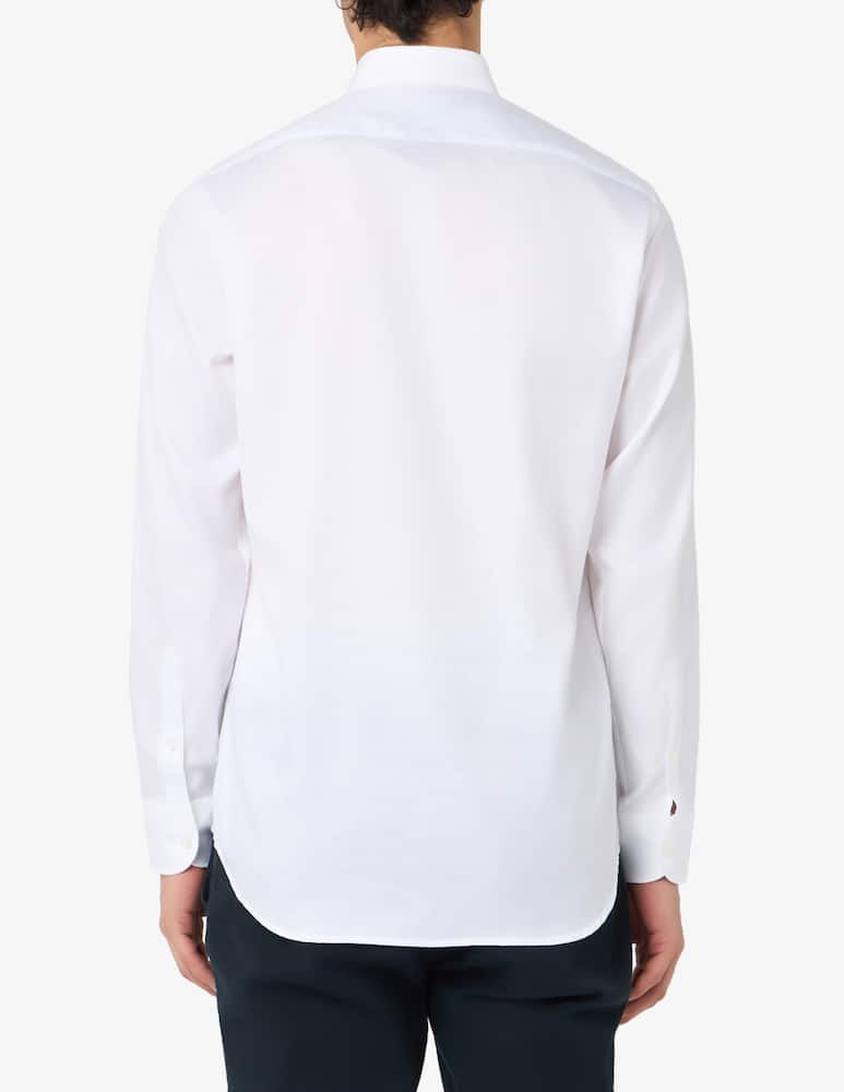 Sartoria Italiana Camicia doppio ritorto in twill di cotone regular fit - immagine 3 Sartoria Italiana Camicia doppio ritorto in twill di cotone regular fit - immagine 3
