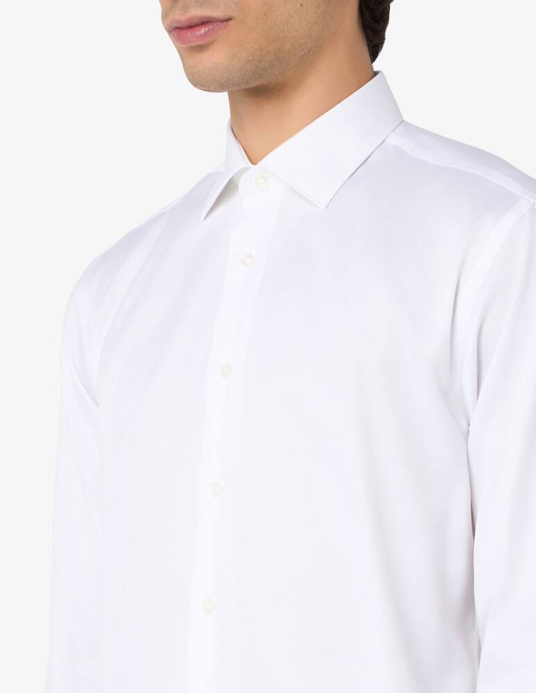 Sartoria Italiana Camicia doppio ritorto in twill di cotone regular fit - immagine 4 Sartoria Italiana Camicia doppio ritorto in twill di cotone regular fit - immagine 4