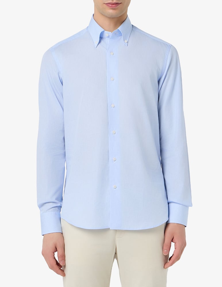 rinascente Sartoria Italiana Camicia micro vichy modern fit