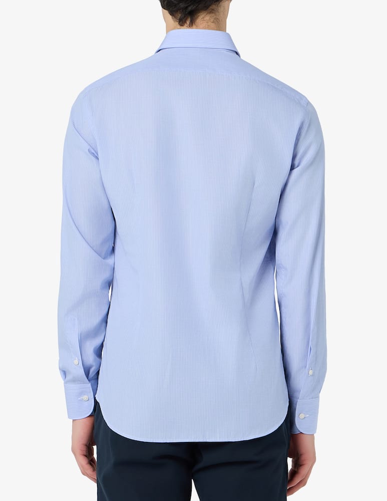 rinascente Sartoria Italiana Camicia dobby rigata modern fit