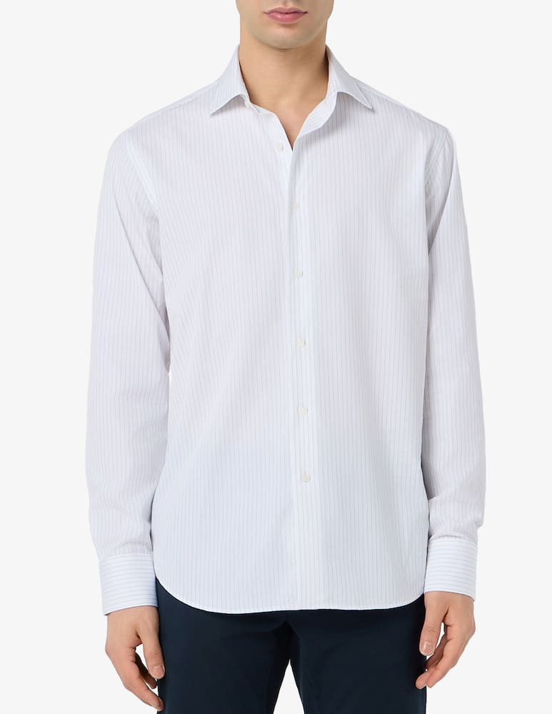 rinascente Sartoria Italiana Camicia microriga regular fit