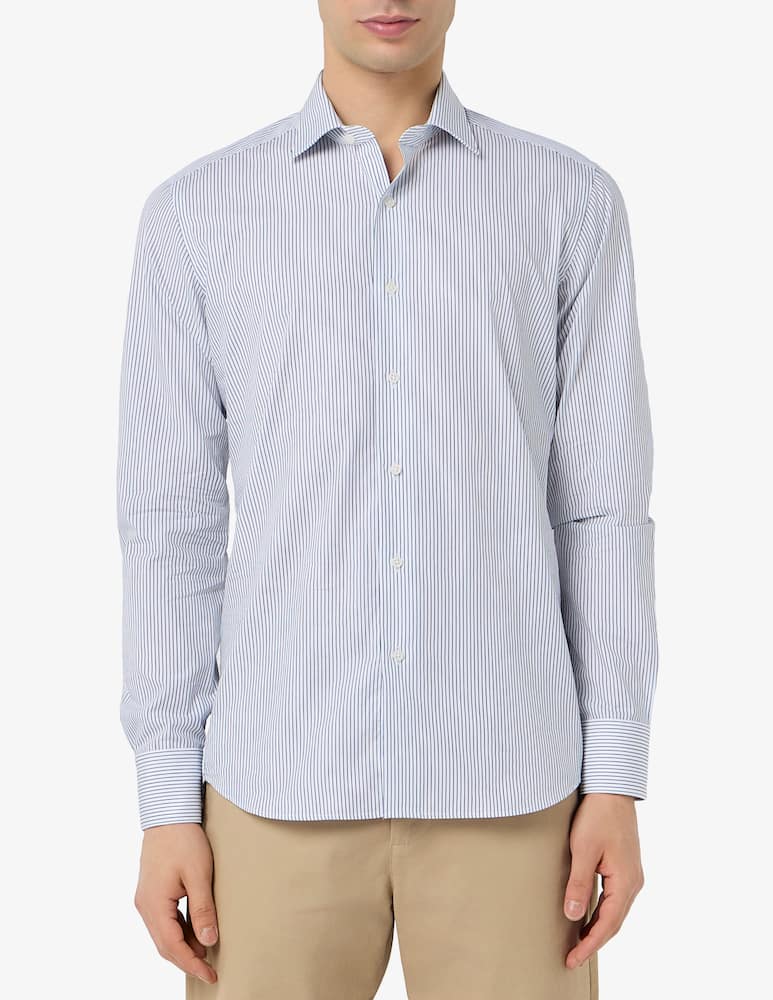 rinascente Sartoria Italiana Camicia a righe effetto 3D modern fit