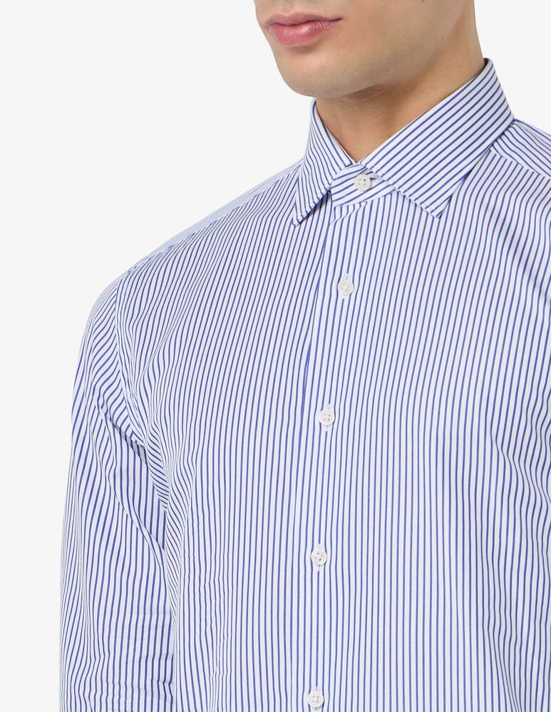 rinascente Sartoria Italiana Camicia a righe tennis in popeline modern fit